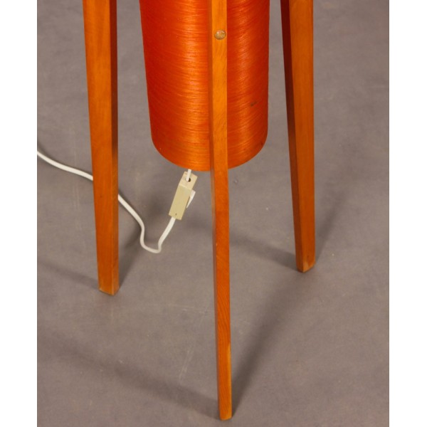 Fiberglass floor lamp produced by Novoplast, 1970s - Eastern Europe design