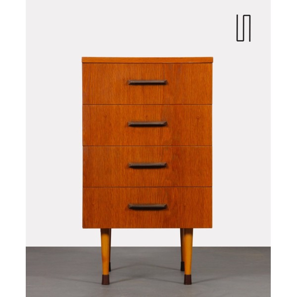 Small vintage wooden chest of drawers by UP Zavody circa 1960 - Eastern Europe design