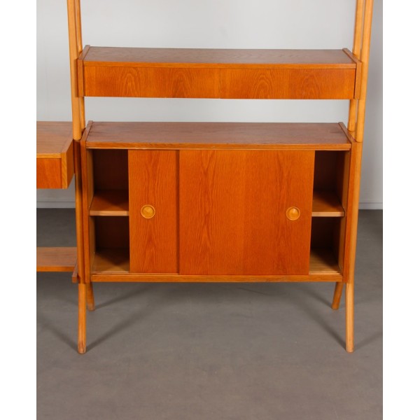 Vintage wooden wall unit by Frantisek Jirak, circa 1960 - Eastern Europe design