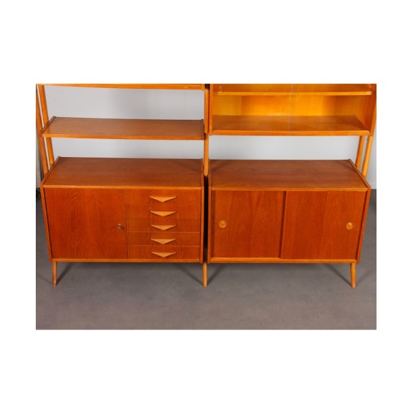 Vintage wall unit by Frantisek Jirak for Tatra Nabytok, 1962 - Eastern Europe design