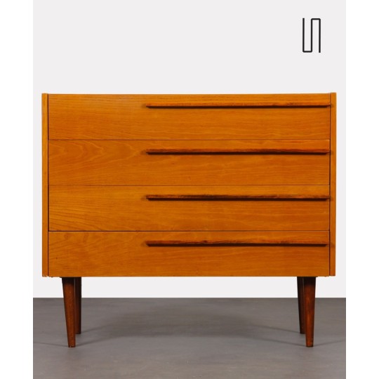 Small vintage wooden chest of drawers by UP Zavody circa 1960 - Eastern Europe design