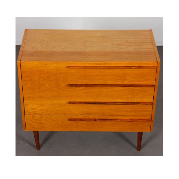 Small vintage wooden chest of drawers by UP Zavody circa 1960 - Eastern Europe design