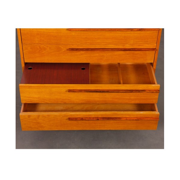 Small vintage wooden chest of drawers by UP Zavody circa 1960 - Eastern Europe design