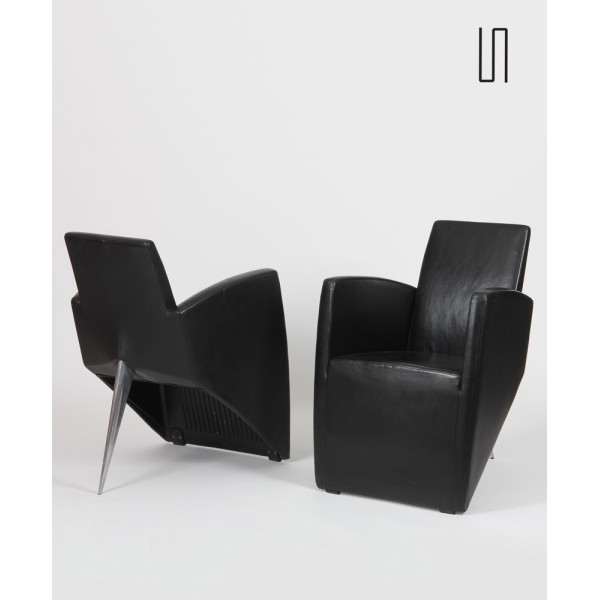 Pair of Lang series J armchairs by Philippe Starck for Driade, 1987 - 