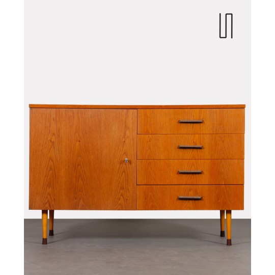 Vintage wooden chest of drawers by UP Zavody circa 1960