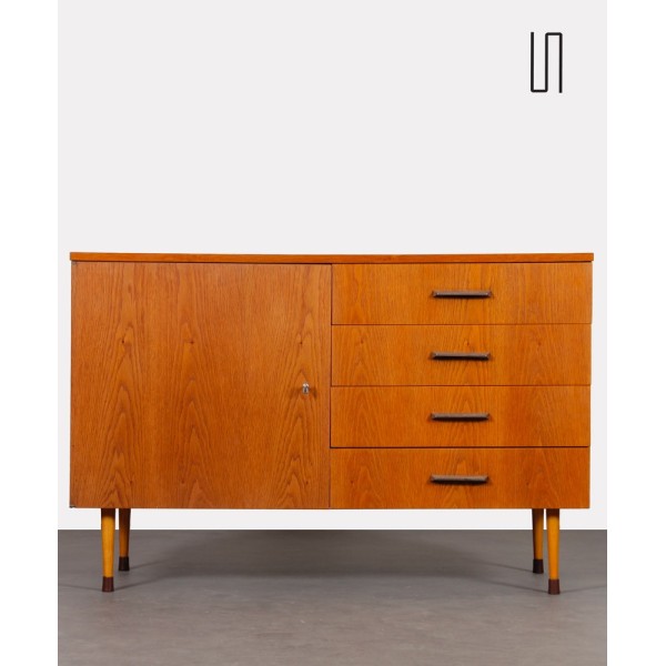 Vintage wooden chest of drawers by UP Zavody circa 1960 - Eastern Europe design