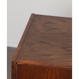 Vintage stained oak chest of drawers model U-458 by Jiri Jiroutek, 1960s