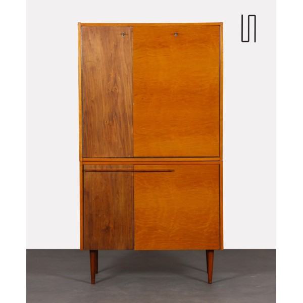 Vintage wood storage unit by UP Zavody, 1960s - Eastern Europe design