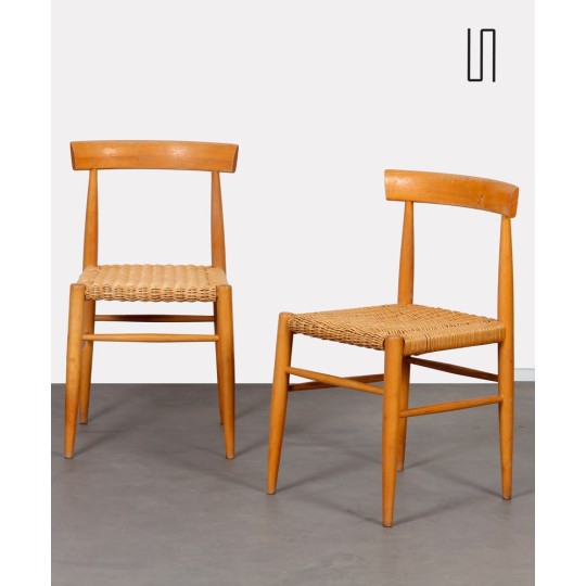 Pair of vintage wooden chairs edited by Krasna Jizba, 1960s - Eastern Europe design