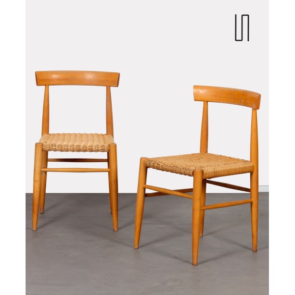 Pair of vintage wooden chairs edited by Krasna Jizba, 1960s - Eastern Europe design