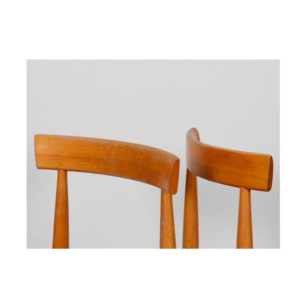 Pair of vintage wooden chairs edited by Krasna Jizba, 1960s - Eastern Europe design