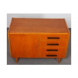 Vintage oak chest of drawers, Czech design, 1960s