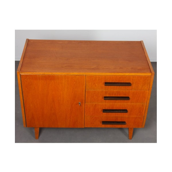 Vintage oak chest of drawers, Czech design, 1960s - Eastern Europe design