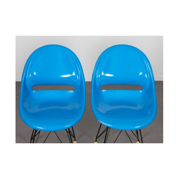 Pair of chairs by Miroslav Navratil for Vertex, 1959 - 
