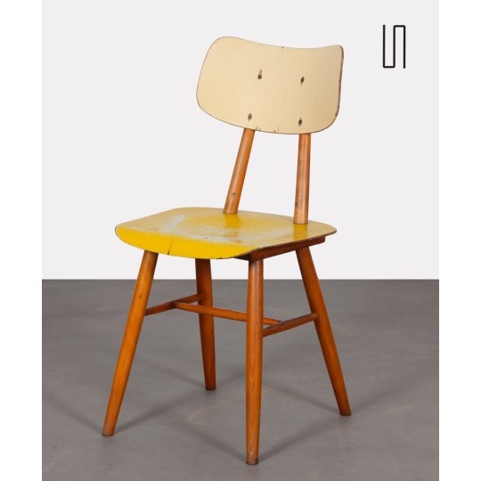 Wooden chair produced by Ton, 1960s