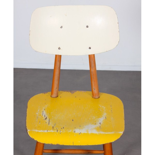 Chaise en bois produite par Ton, 1960 - Design d'Europe de l'Est