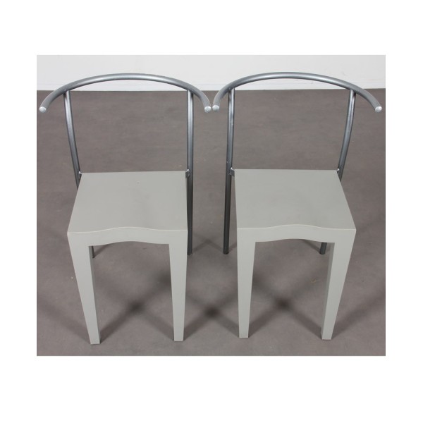 Pair of Dr Glob chairs Philippe Starck for Kartell, 1988 - 