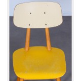 Pair of vintage wooden chairs produced by Ton, 1960s