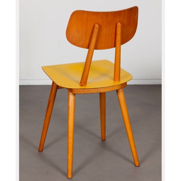 Paire de chaises vintage en bois produites par Ton, 1960 - Design d'Europe de l'Est