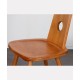 Suite de 4 chaises vintage en bois, 1980 - 