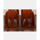 Suite of 4 vintage chairs by Oswald Haerdtl for Ton, 1960s