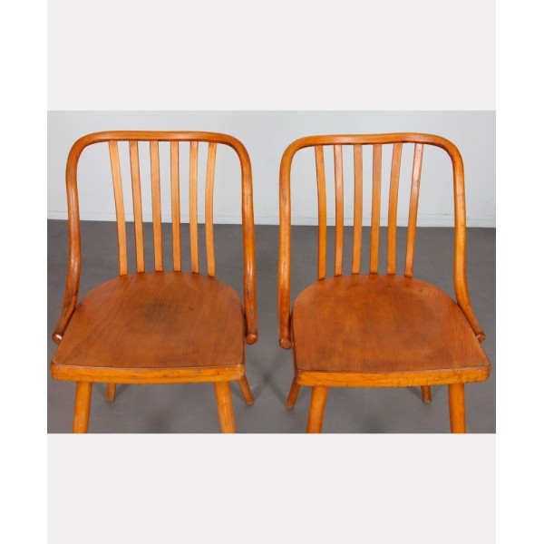 Set of 4 vintage chairs by Antonin Suman for Ton, 1960s - Eastern Europe design