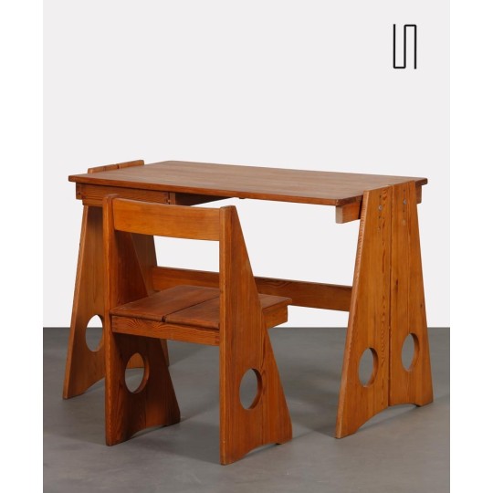 Bureau et chaise par Marklund pour Furusnickarn Ab, 1970 - 