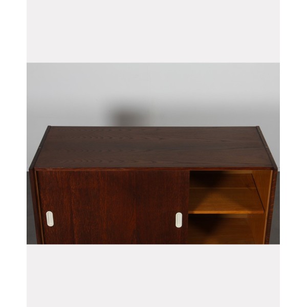 Dark oak chest designed by Jiri Jiroutek, model U-452, 1960s - Eastern Europe design