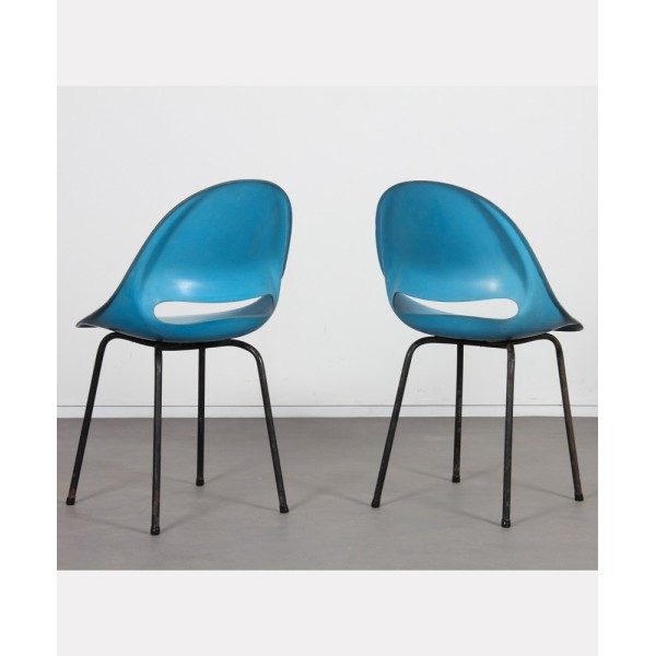 Pair of chairs by Miroslav Navratil for Vertex, 1959 - 